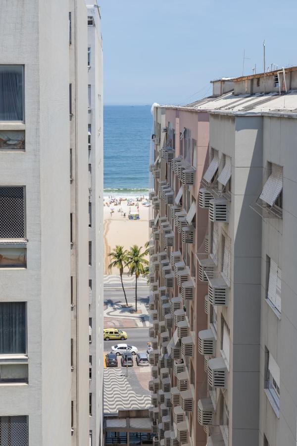 Appartamento Grande Copa Vista Mar Rio de Janeiro Esterno foto